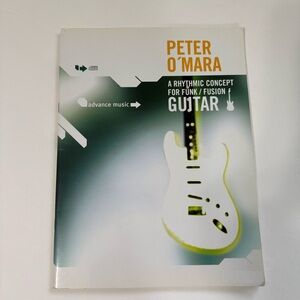 Peter O'Mara Guitar Method Book 2003 2 CD’s  instructions music funk fusion